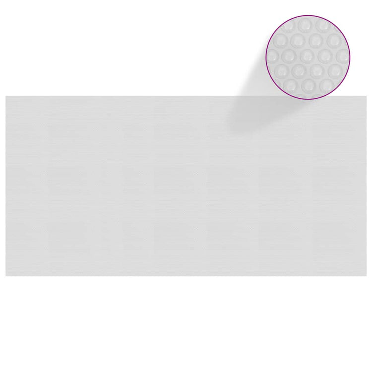 Vidaxl Pool Folie Solar schwimmend 549x274 cm pe grau