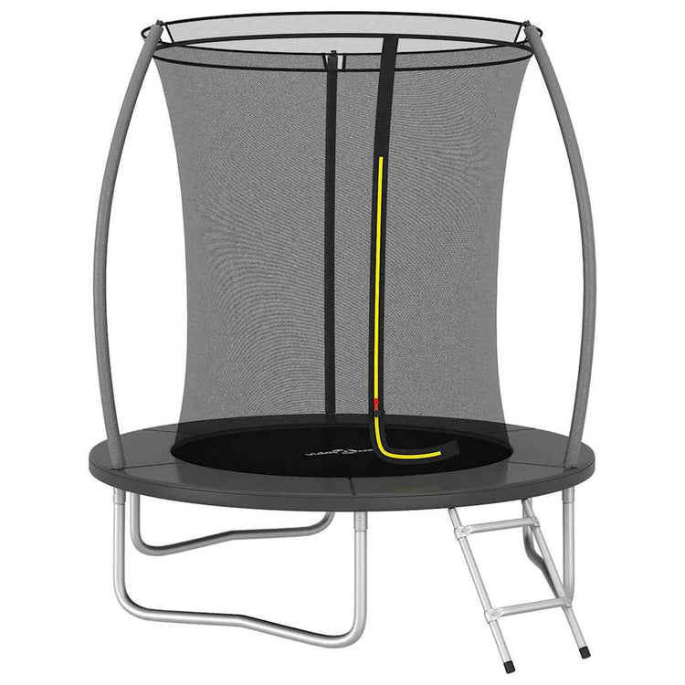Vidaxl -Trampolin -Set um 80 kg 183x52 cm