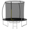 Vidaxl -Trampolin -Set um 100 kg 244x55 cm