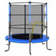 Vidaxl -Trampolin mit Sicherheitsnetz um 140 x 160 cm blau