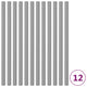Vidaxl -Trampolin -Peel -Abdeckungen 12 ST 92,5 cm Schaumgrau grau