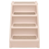 Vidaxl Hundetreppe faltbare 62 x 40 x 49,5 cm Creme - afbeelding 3