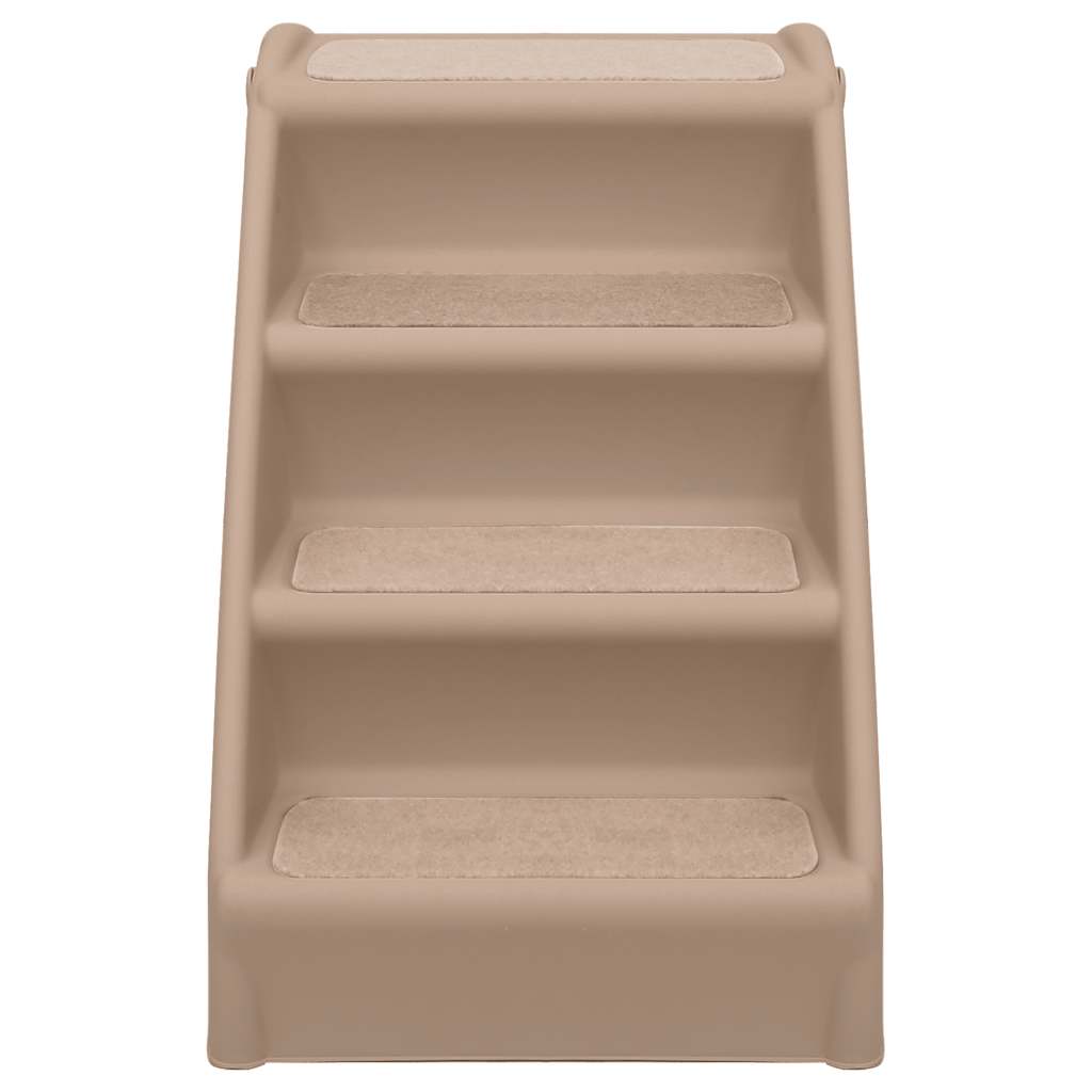 Vidaxl Hundetreppe faltbare 62x40x49.5 cm Braun