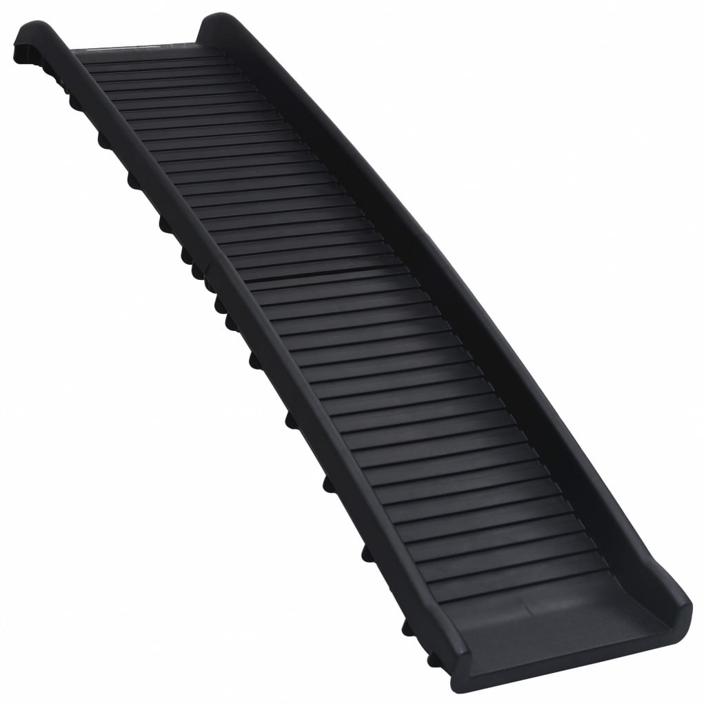 Vidaxl Hundesteife faltbar 155.5x40x15,5 cm Schwarz