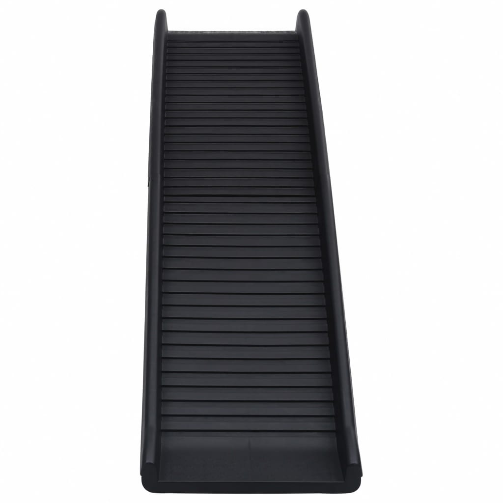 Vidaxl Hundesteife faltbar 155.5x40x15,5 cm Schwarz