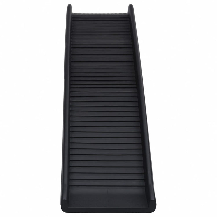 Vidaxl Hundesteife faltbar 155.5x40x15,5 cm Schwarz