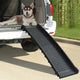 Vidaxl Hundesteife faltbar 155.5x40x15,5 cm Schwarz