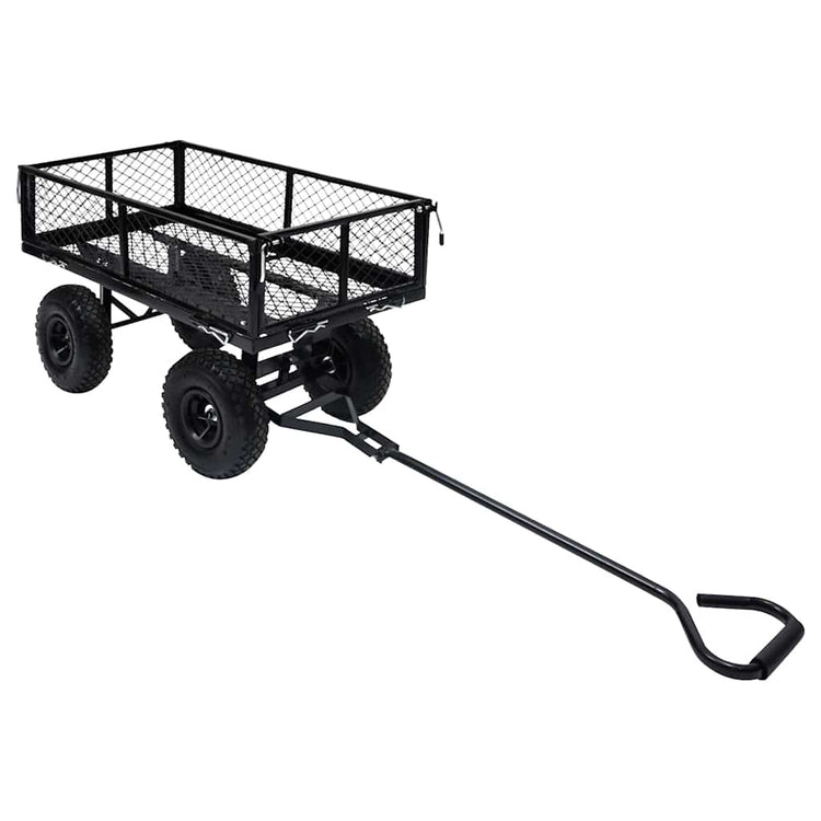 VidaXL Gartenwagen 250 kg schwarz