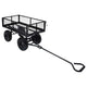 VidaXL Gartenwagen 250 kg schwarz