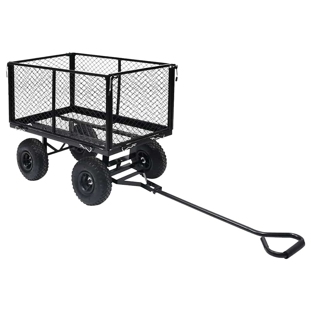 VidaXL Gartenwagen 350 kg schwarz