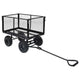 VidaXL Gartenwagen 350 kg schwarz