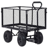 VidaXL Gartenwagen 350 kg schwarz - afbeelding 2