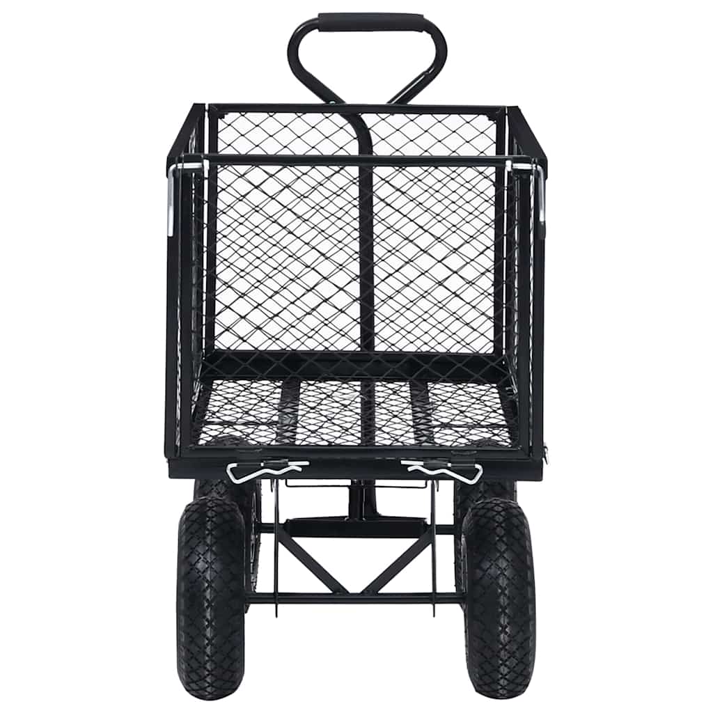 VidaXL Gartenwagen 350 kg schwarz