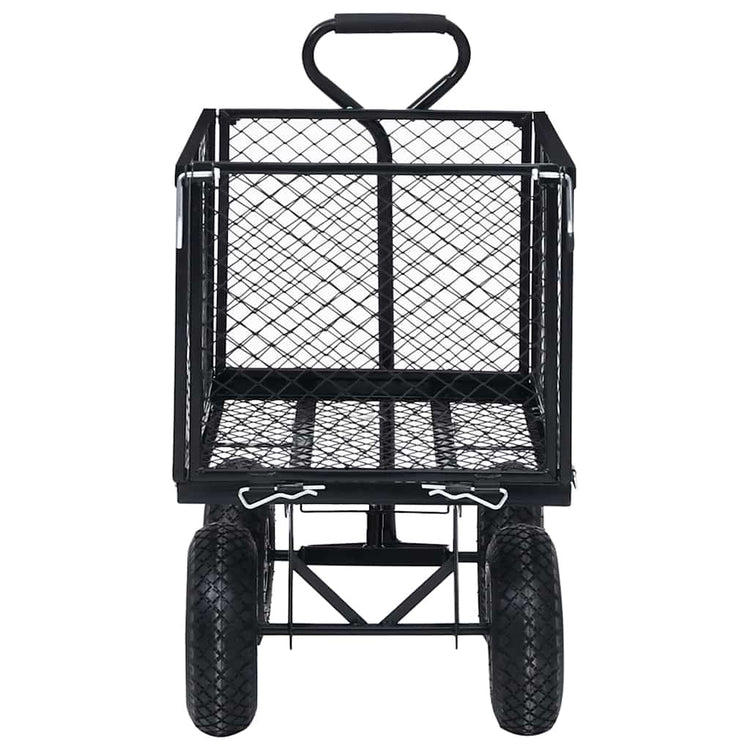 VidaXL Gartenwagen 350 kg schwarz