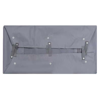 Vidaxl -Reise von 81x41x21 cm Stoff dunkelgrau