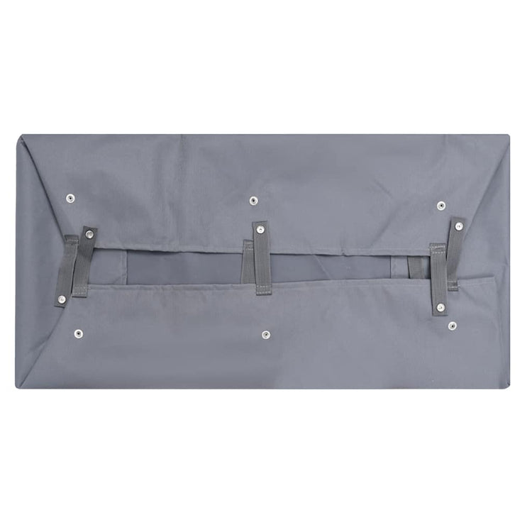 Vidaxl -Reise von 81x41x21 cm Stoff dunkelgrau