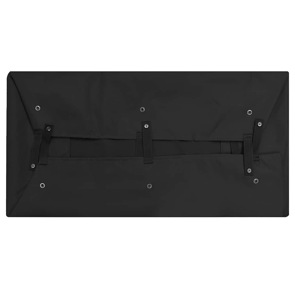 VIDAXL TRAVE FRONTER 81x41x21 cm Stoff schwarz