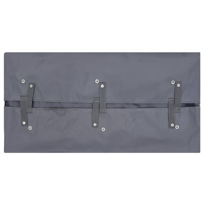 VIDAXL TRAVE FRONTER 81x41x40 cm Stoff dunkelgrau