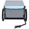 VidaXL Fahrradanhänger 65 kg Schwarz und Blau