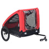 Vidaxl Dog Bike Trailer rot und schwarz