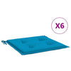 Vidaxx Gartenstuhlkissen 6 Stück 40x40x4 cm Oxford-Stoff blau