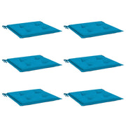 Vidaxx Gartenstuhlkissen 6 Stück 40x40x4 cm Oxford-Stoff blau - afbeelding 3
