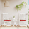 Vidaxl Gartenstuhl Kissen 2 ST 40x40x3 cm Oxford Stoff rot