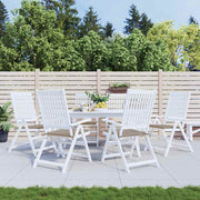 Vidaxl Gartenstuhlkissen 6 Stcs 40x40x3 cm Oxford Stofftaupe - afbeelding 1