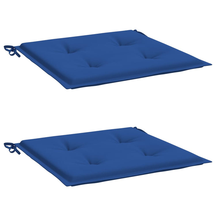Vidaxl Gartenstuhl Kissen 2 ST 40x40x3 cm Oxford Fabric Royal Blau