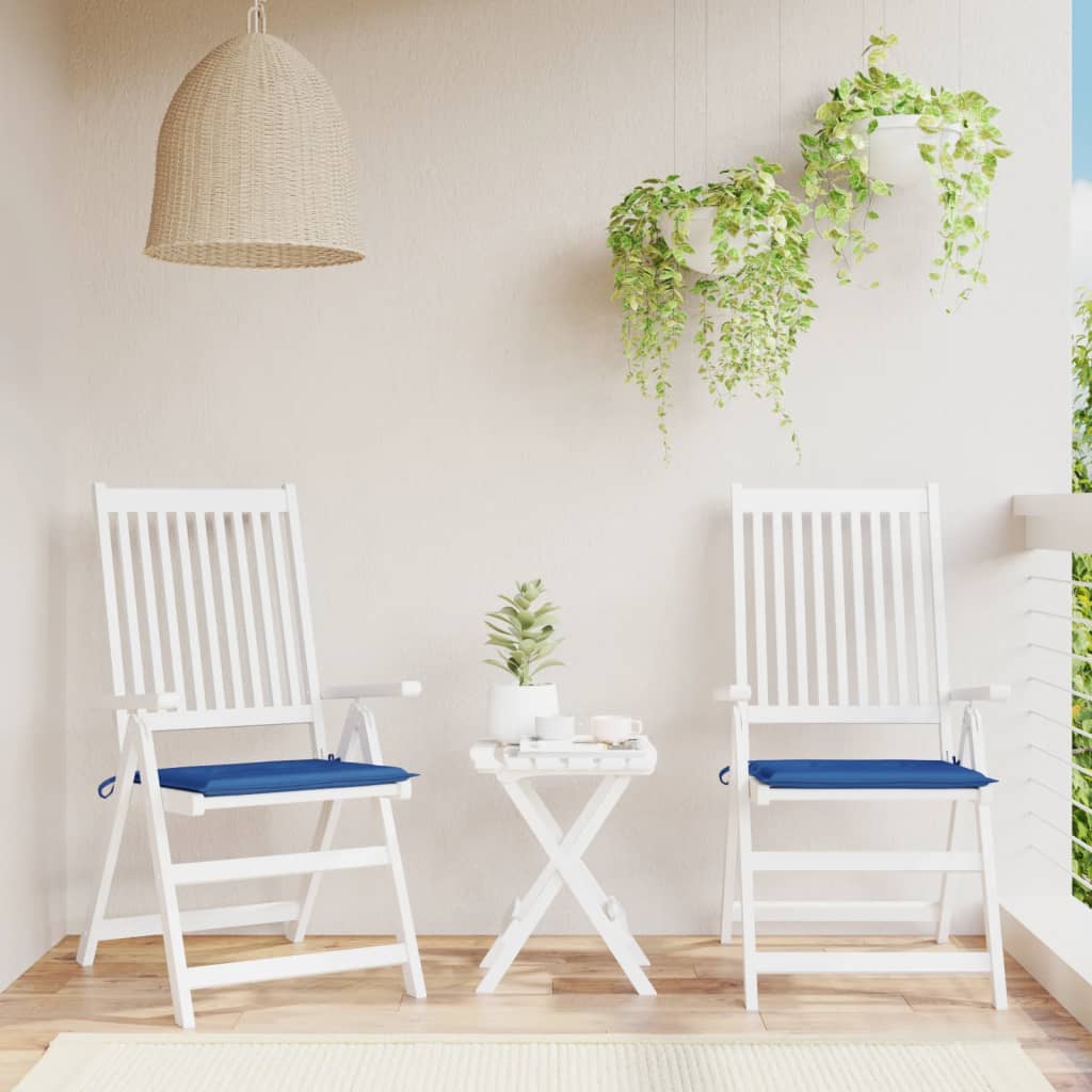 Vidaxl Gartenstuhl Kissen 2 ST 40x40x3 cm Oxford Fabric Royal Blau