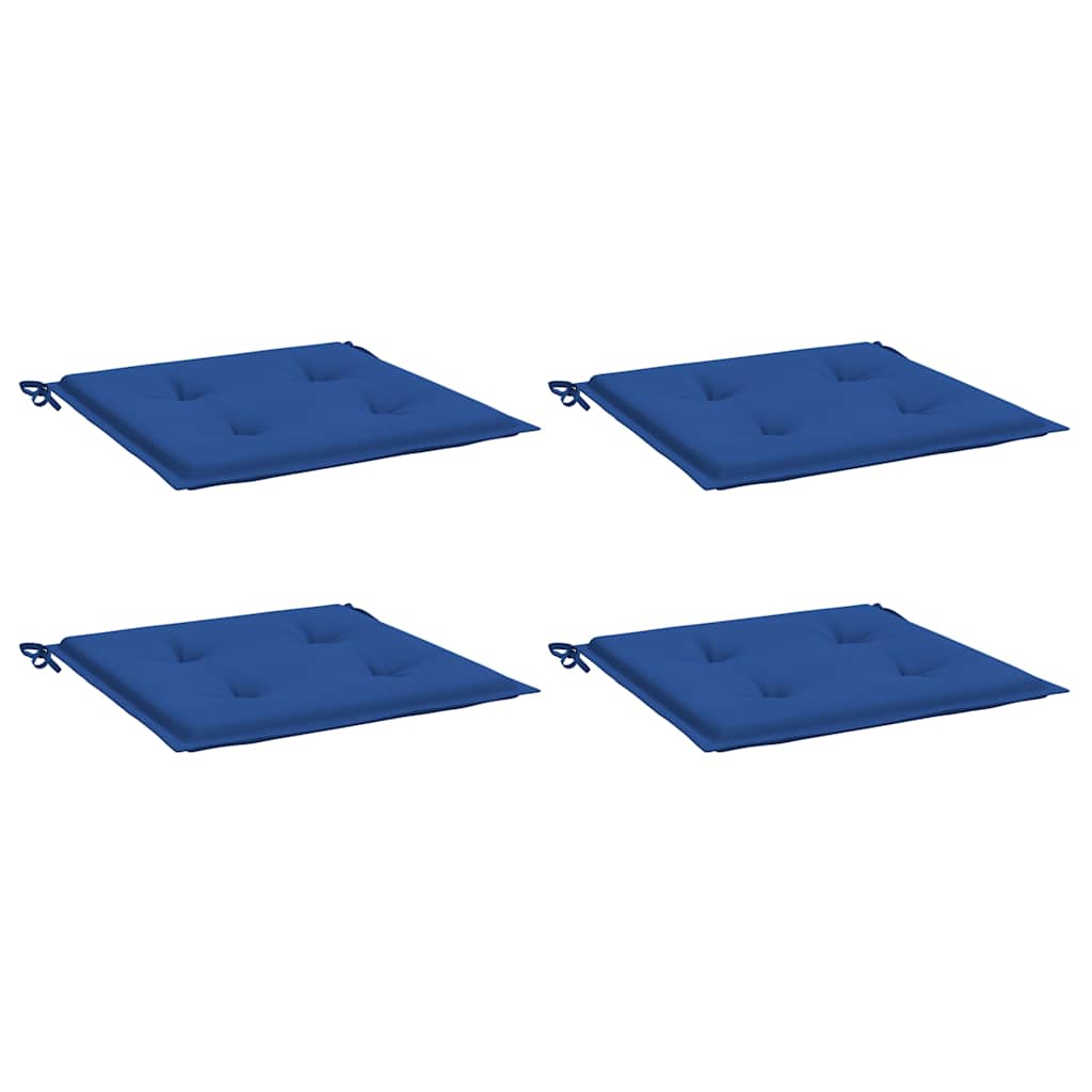 Vidaxl Gartenstuhl Kissen 4 Stcs 40x40x3 cm Oxford Fabric Royal Blue