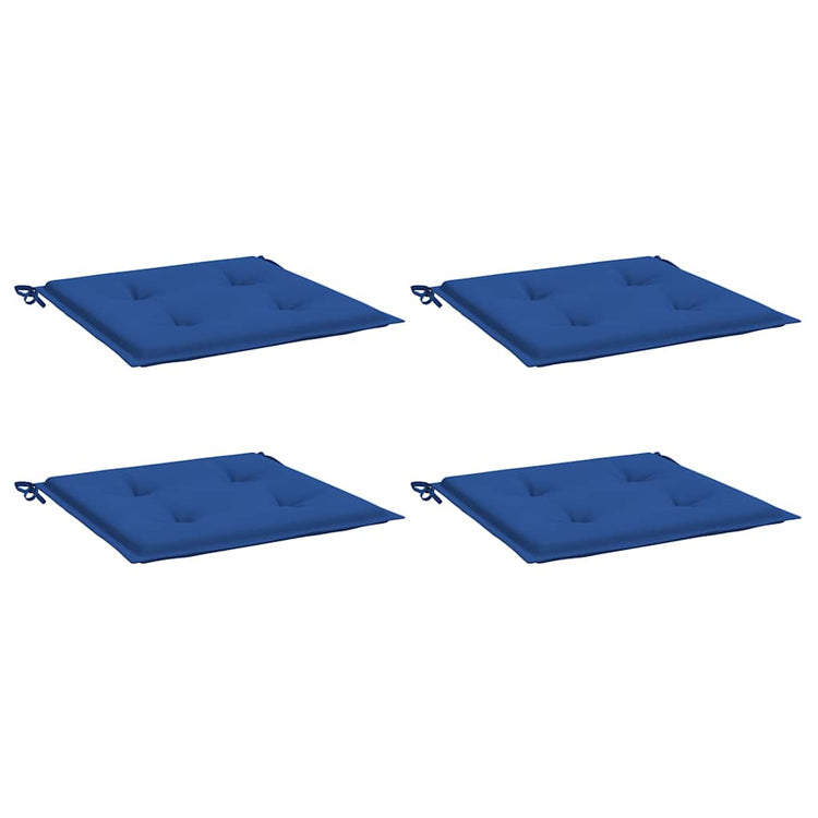Vidaxl Gartenstuhl Kissen 4 Stcs 40x40x3 cm Oxford Fabric Royal Blue