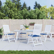 Vidaxl Gartenstuhl Kissen 4 Stcs 40x40x3 cm Oxford Fabric Royal Blue - afbeelding 1