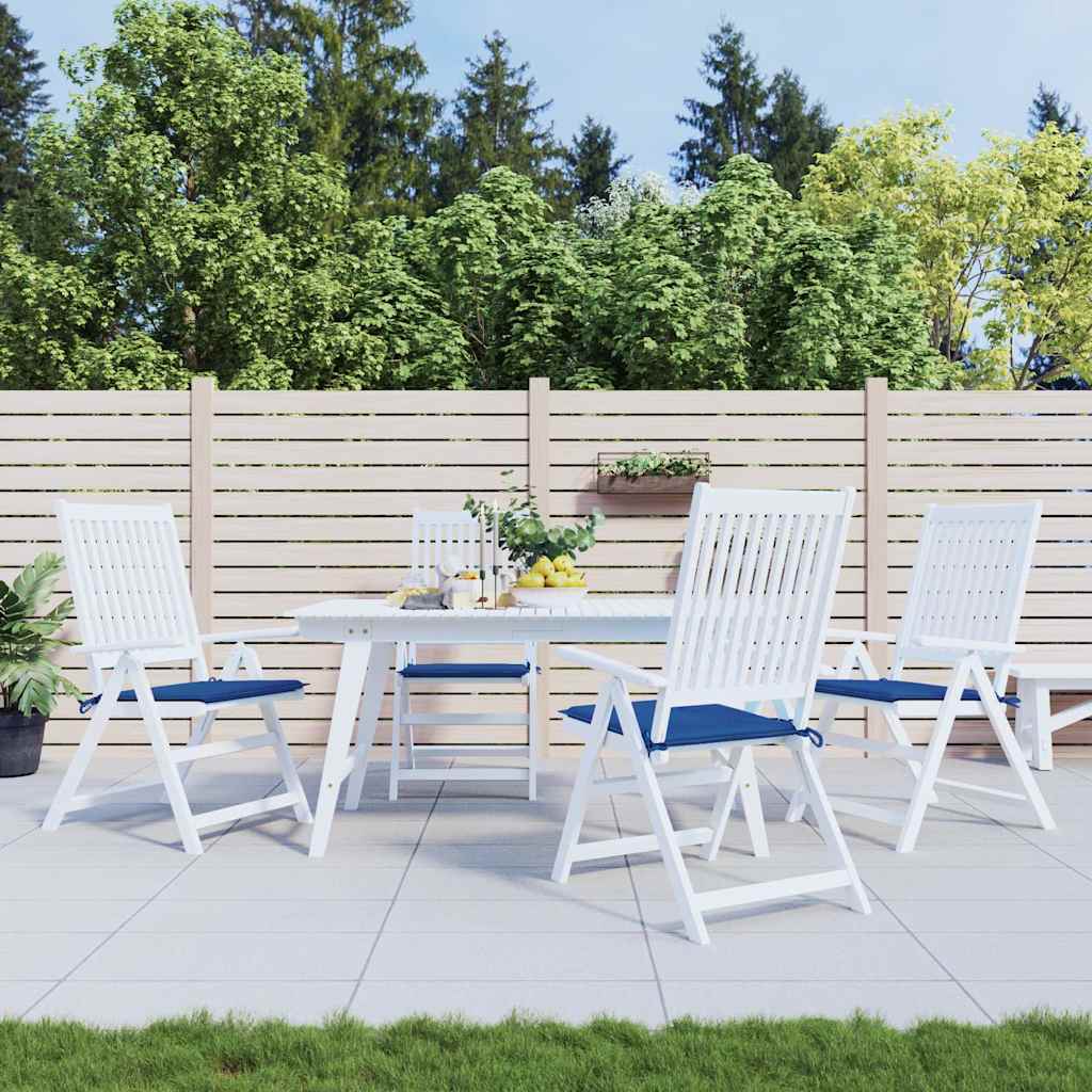 Vidaxl Gartenstuhl Kissen 4 Stcs 40x40x3 cm Oxford Fabric Royal Blue