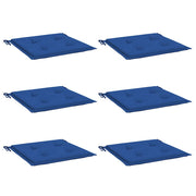 Vidaxl Gartenstuhl Kissen 6 Stcs 40x40x3 cm Oxford Fabric Royal Blue - afbeelding 3