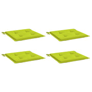 Vidaxl Gartenstuhl Kissen 4 Stcs 40x40x3 cm Oxford Stoff hellgrün - afbeelding 3