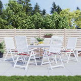 Vidaxx Gartenstuhlkissen 6 Stück 40x40x4 cm Oxford-Stoff Rautenmuster rot - afbeelding 1