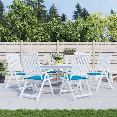 Vidaxl Gartenstuhl Kissen 6 ST 50x50x3 cm Oxford Stoff Blau