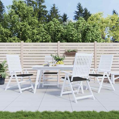 Vidaxl Gartenstuhl Kissen 4 ST 50 x 50 x 3 cm Oxford Stoff schwarz