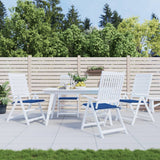 Vidaxl Gartenstuhl Kissen 4 ST 50 x 50 x 3 cm Oxford Fabric Royal Blau - afbeelding 1