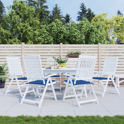 Vidaxl Gartenstuhl Kissen 6 ST 50 x 50 x 3 cm Oxford Fabric Royal Blau