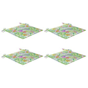 Vidaxl Gartenstuhl Kissen 4 ST 50 x 50 x 3 cm Oxford Stoffblattmuster - afbeelding 2