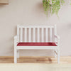 Vidaxl Garden Bench Kissen 100x50x3 cm Oxford Stoff Wein rot