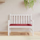 Vidaxl Garden Bench Kissen 100x50x3 cm Oxford Stoff Wein rot
