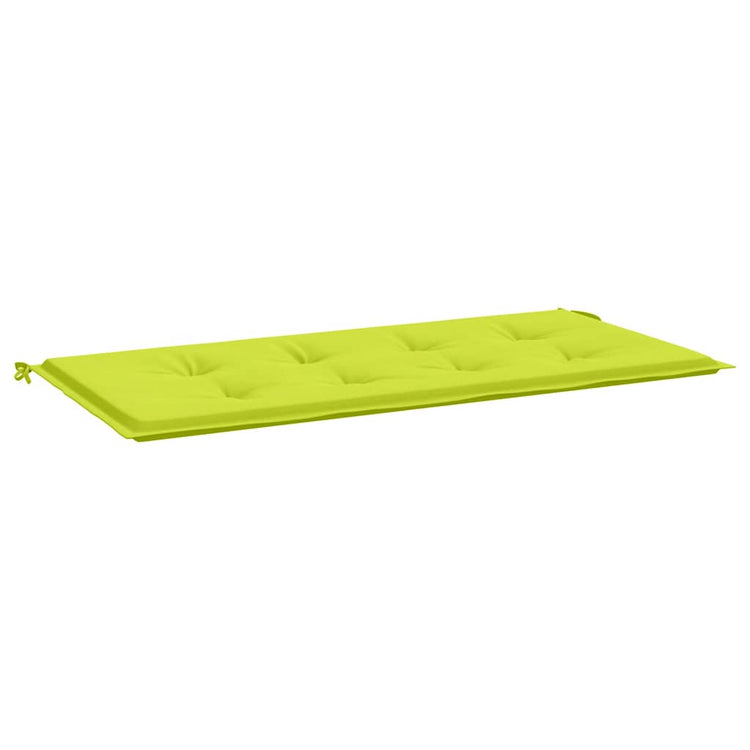Vidaxl Garden Bench Kissen 100x50x3 cm Oxford Stoff hellgrün