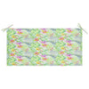 Vidaxl Garden Bench Kissen 100x50x3 cm Oxford Stoffblattmuster