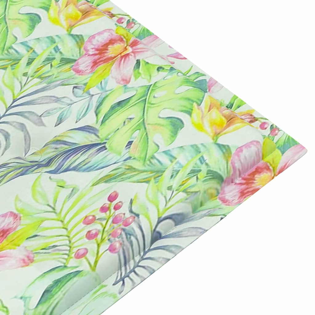 Vidaxl Garden Bench Kissen 100x50x3 cm Oxford Stoffblattmuster