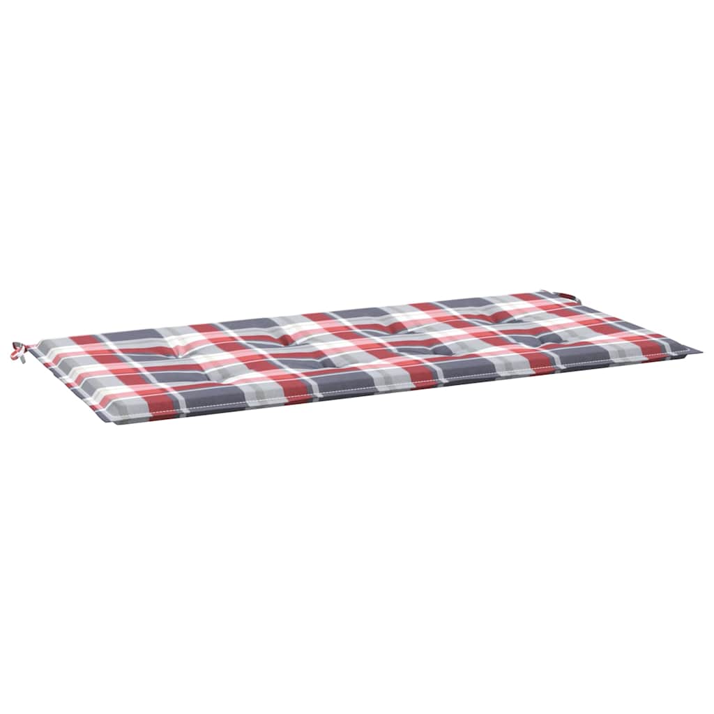Vidaxl Gartenbank Kissen 100x50x3 cm Oxford Stoff Diamond Muster rot