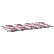Vidaxl Gartenbank Kissen 100x50x3 cm Oxford Stoff Diamond Muster rot - afbeelding 2