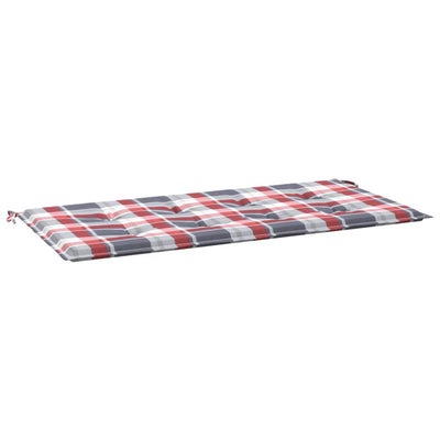 Vidaxl Gartenbank Kissen 100x50x3 cm Oxford Stoff Diamond Muster rot